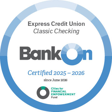 Express Credit Union Classic Checking - BankOn Certified 2025-2026